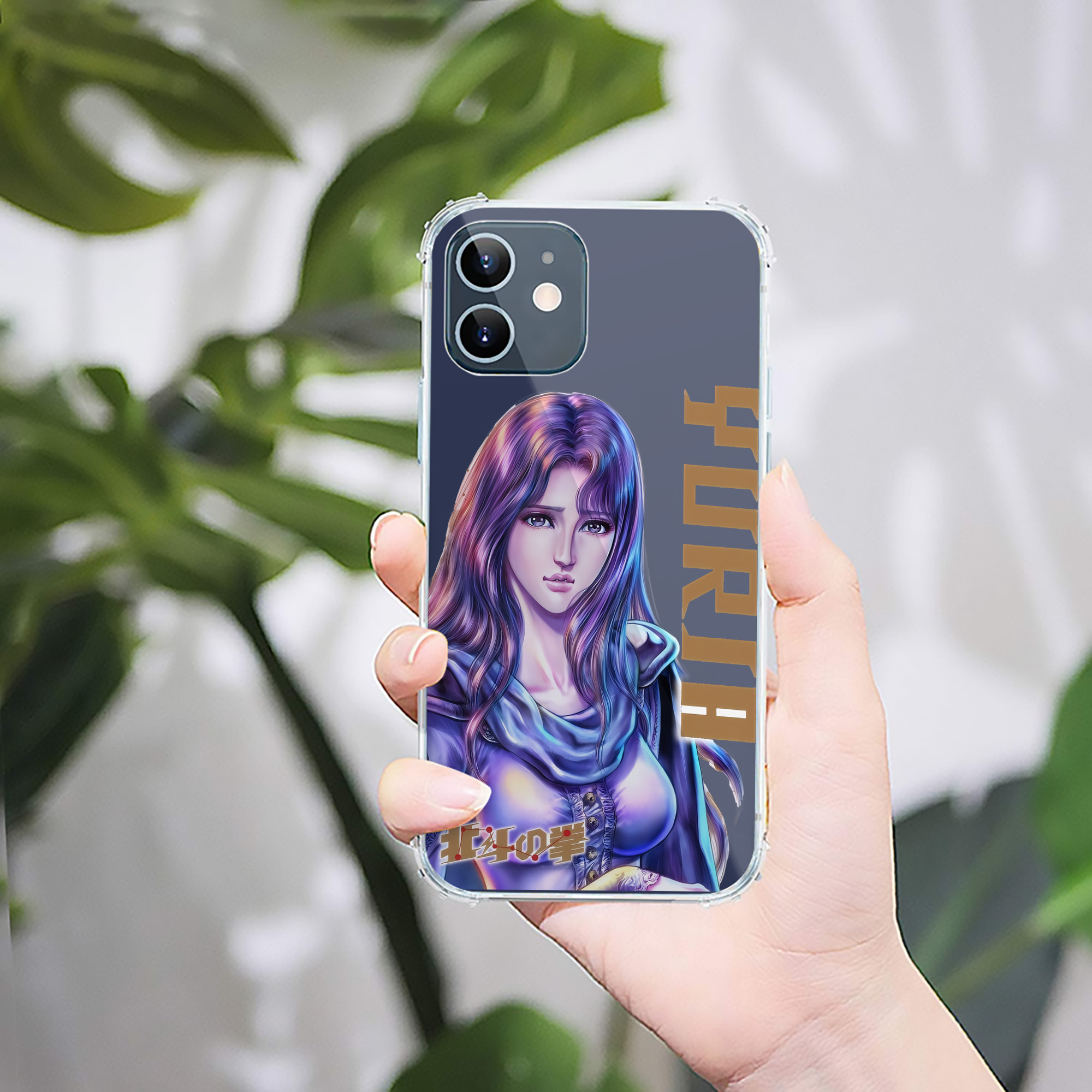 （画像用） 北斗の拳 Fist of the North Star 【iPhone 12シリーズ対応】透明スマホケース（クリアソフトケース）